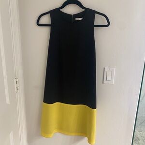Alice + Olivia Two-tone High Neck Dress